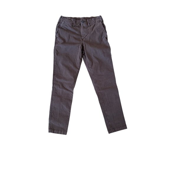 American Eagle Mens Brown Slim Fit Chino Pants 28x32 Recycled Cotton Blend - Picture 1 of 4